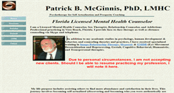 Desktop Screenshot of dr-mcginnis.com